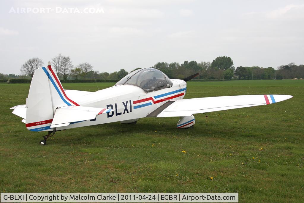 G-BLXI, 1965 Scintex CP-1310-C3 Super Emeraude C/N 937, Scintex 1310-CP Super Emeraude at Breighton Airfield, UK in April 2011.
