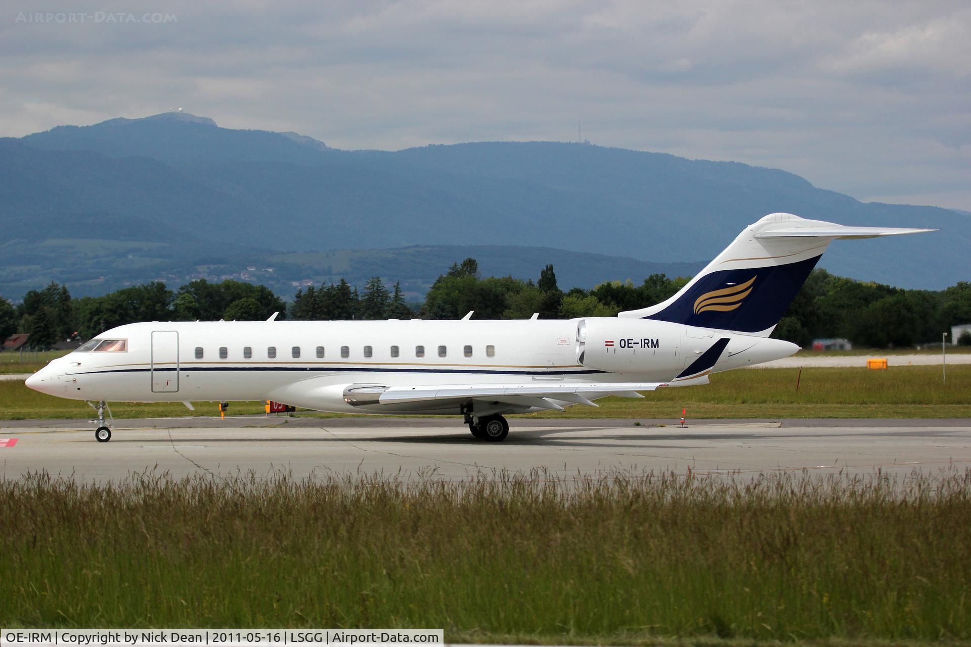 OE-IRM, 2008 Bombardier BD-700 1A10 Global Express C/N 9319, LSGG/GVA