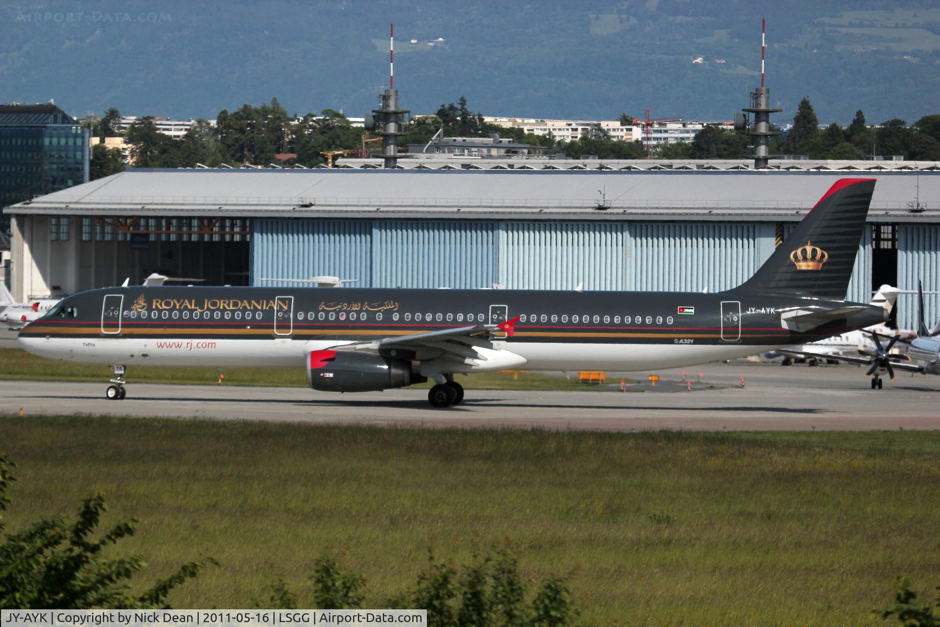 JY-AYK, 2008 Airbus A321-231 C/N 3522, LSGG/GVA