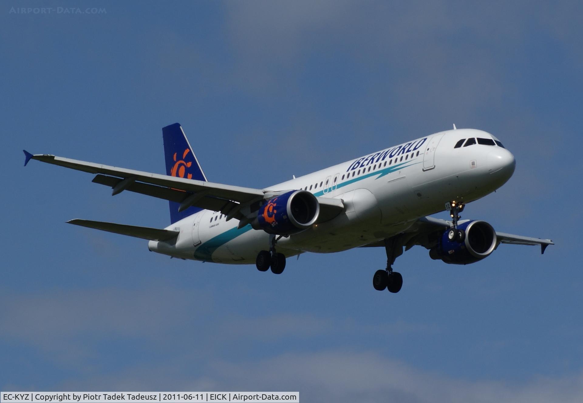 EC-KYZ, 2008 Airbus A320-214 C/N 3758, Cork.