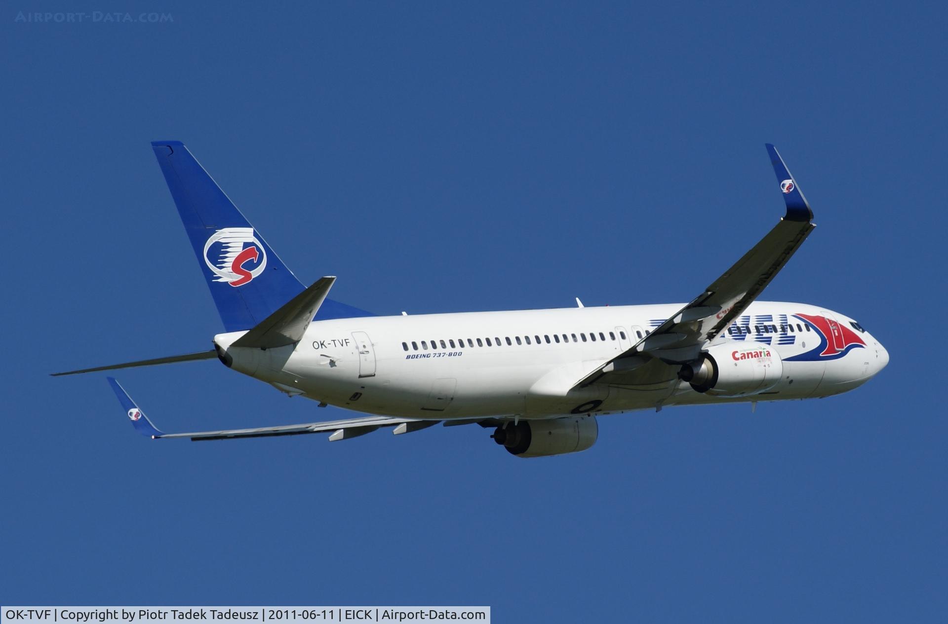 OK-TVF, 2005 Boeing 737-8FH C/N 29669, Cork.