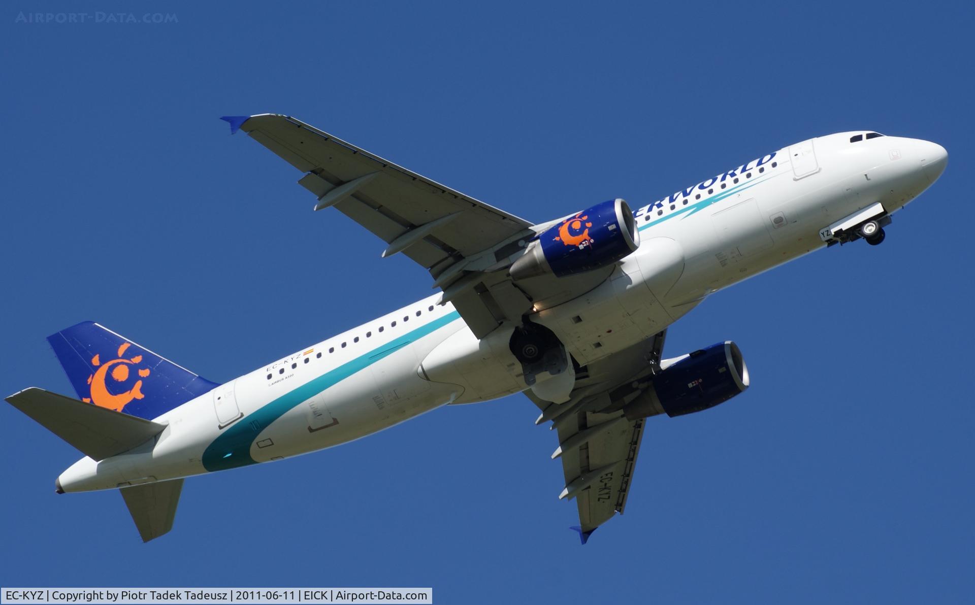 EC-KYZ, 2008 Airbus A320-214 C/N 3758, Cork.