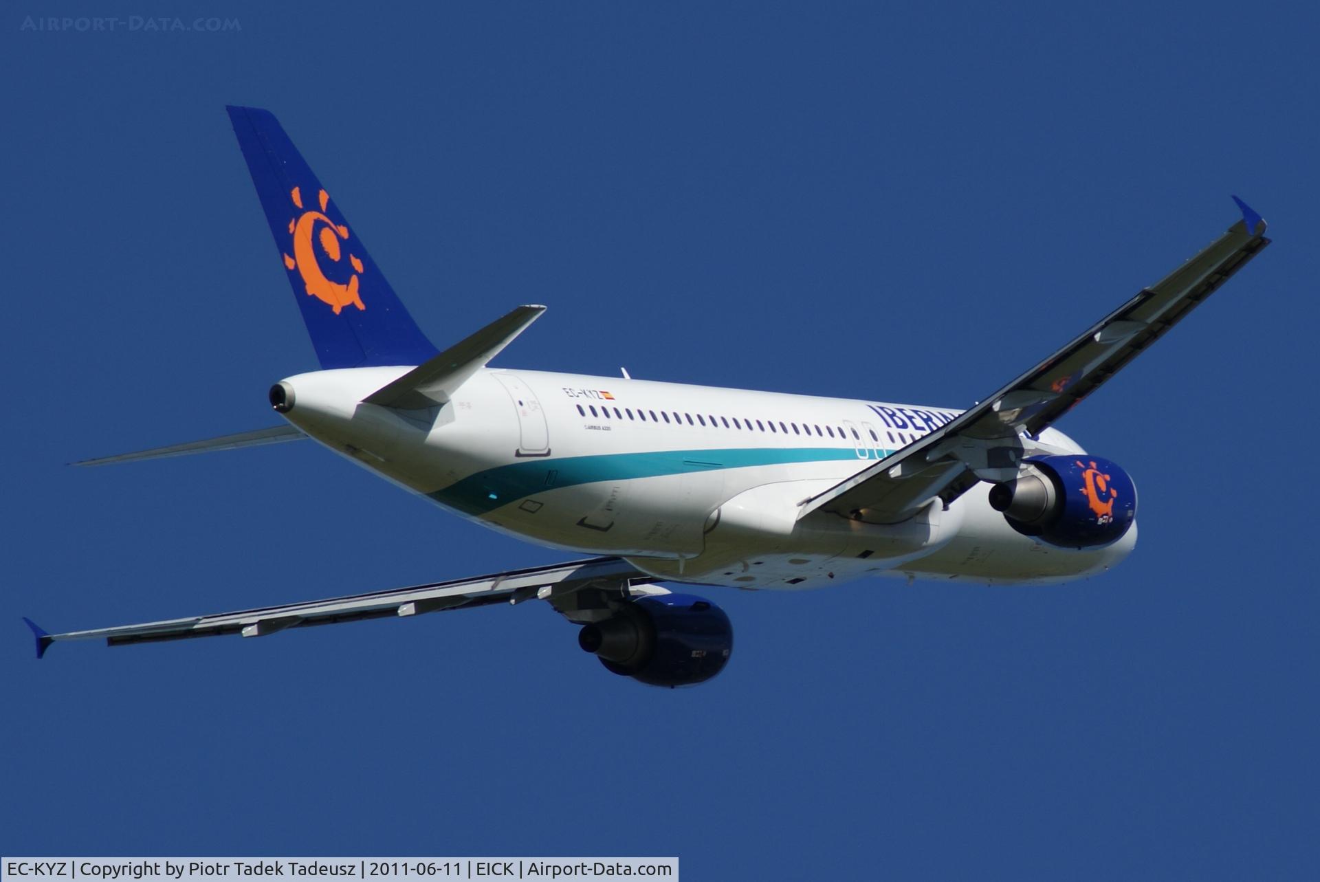 EC-KYZ, 2008 Airbus A320-214 C/N 3758, Cork.