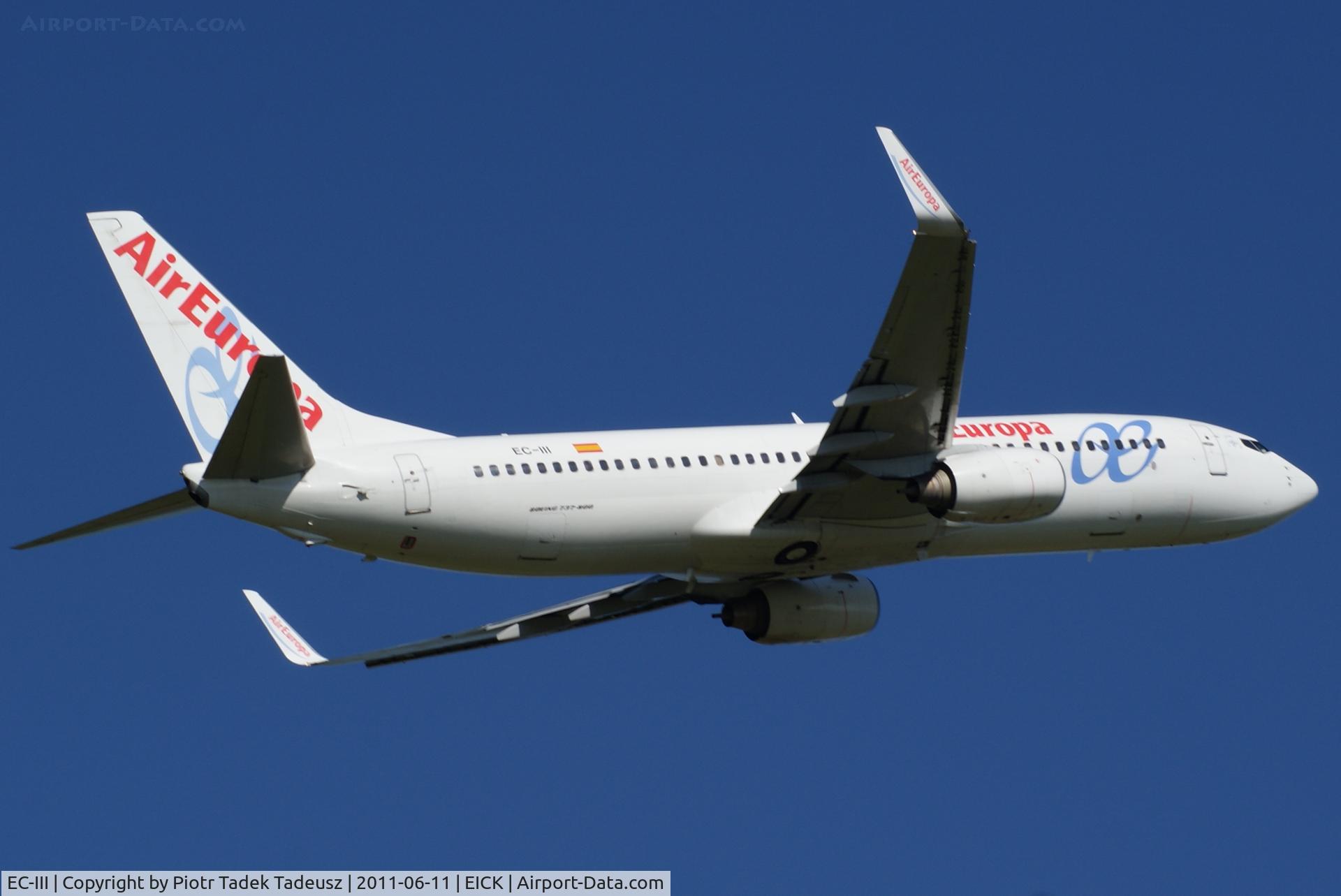 EC-III, 2002 Boeing 737-86Q C/N 30284, Cork.