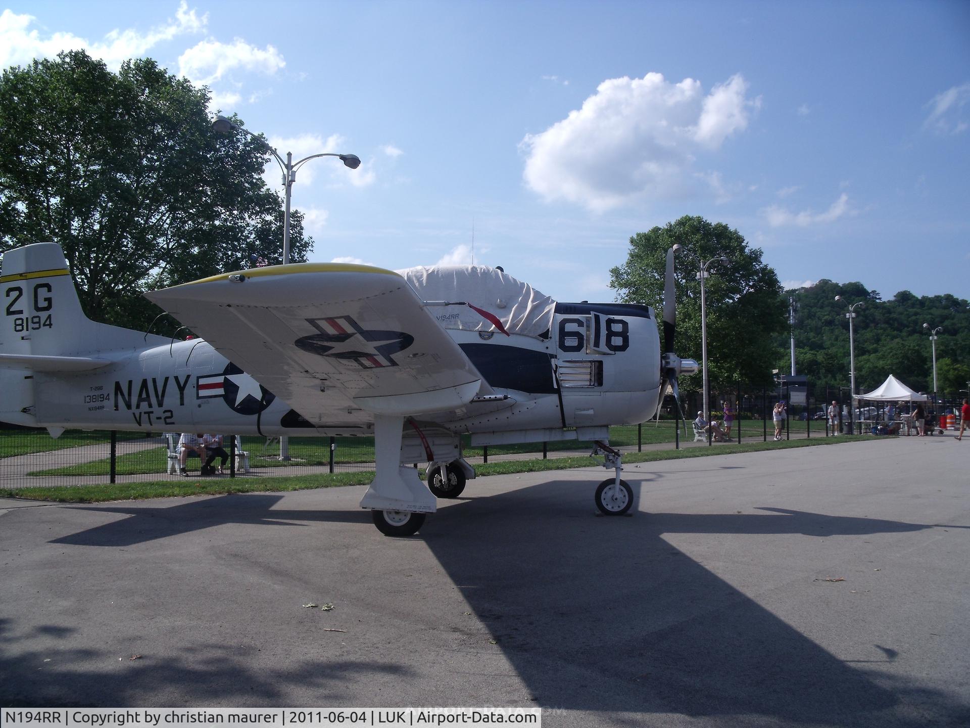 N194RR, North American T-28B Trojan C/N 200-265 (138194), t-28