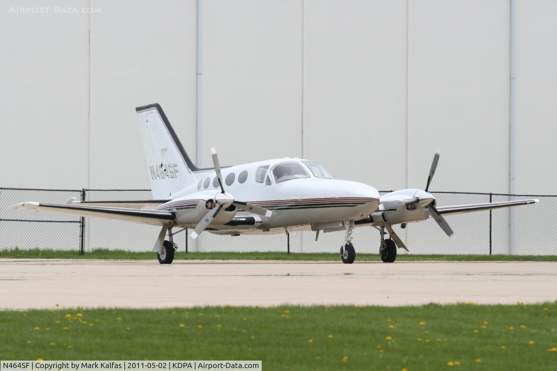 N464SF, 1978 Cessna 421C Golden Eagle C/N 421C0464, BULLOCK INVESTMENTS LLC, Cessna 421C on the ramp at KDPA.