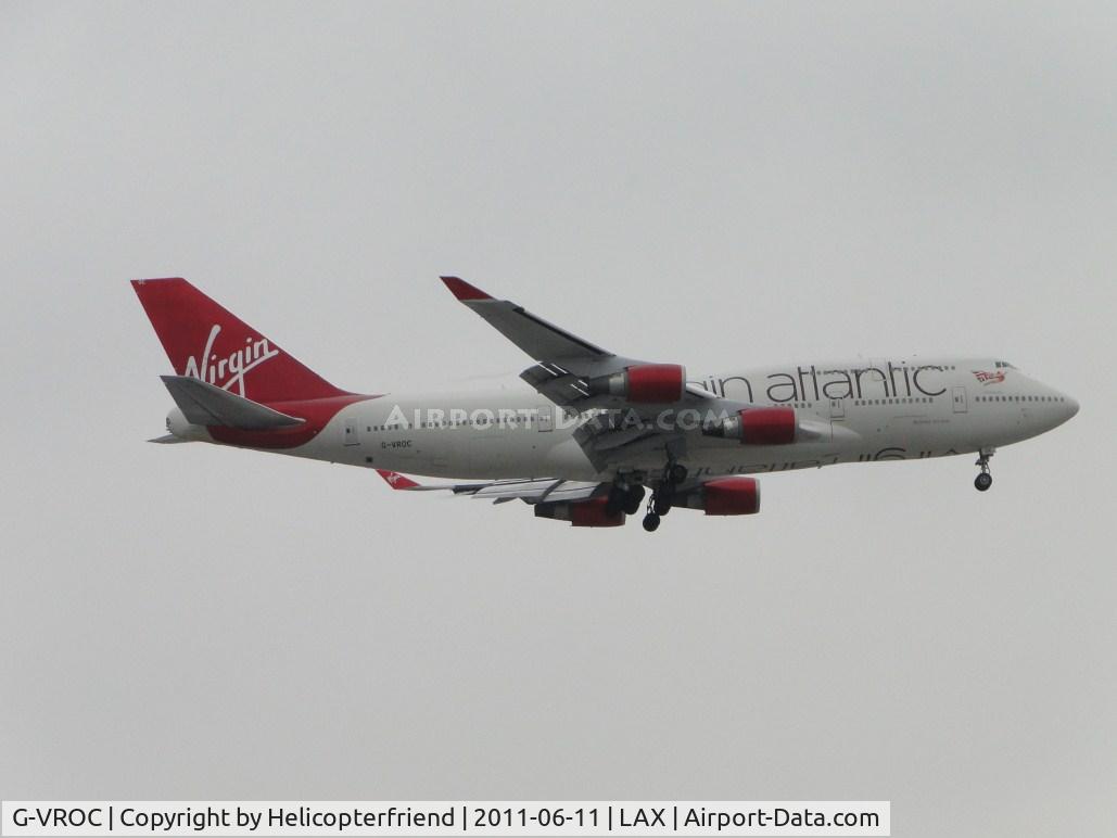G-VROC, 2003 Boeing 747-41R C/N 32746, On final to runway 24