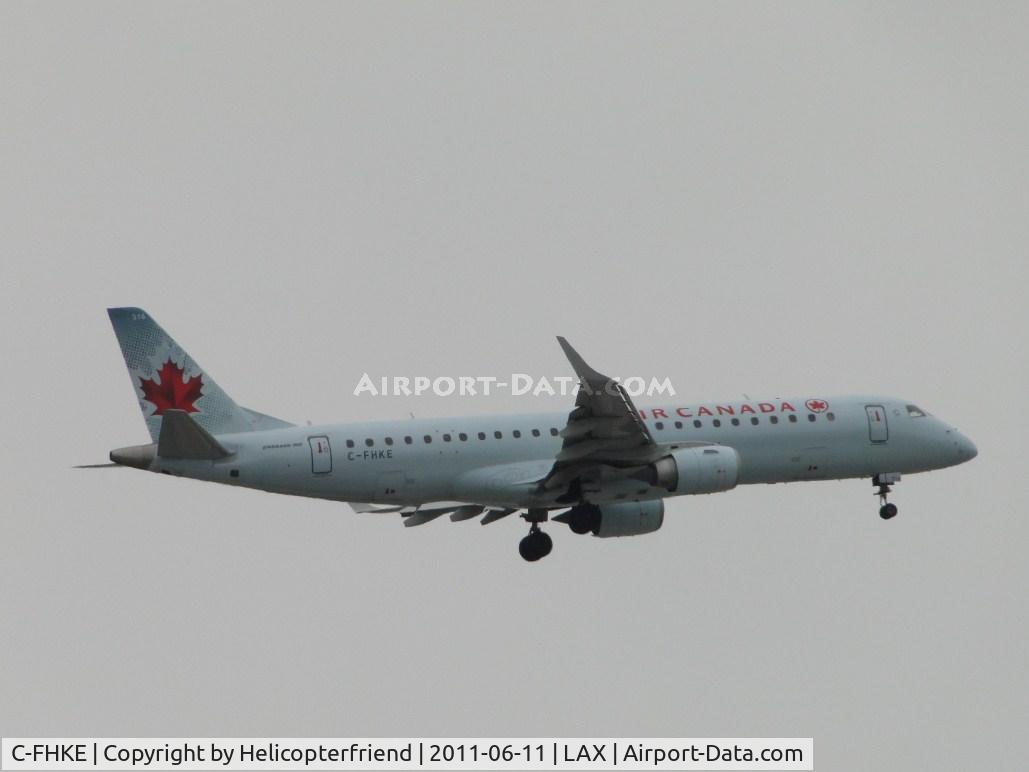 C-FHKE, 2006 Embraer 190AR (ERJ-190-100IGW) C/N 19000048, On final to runway 24