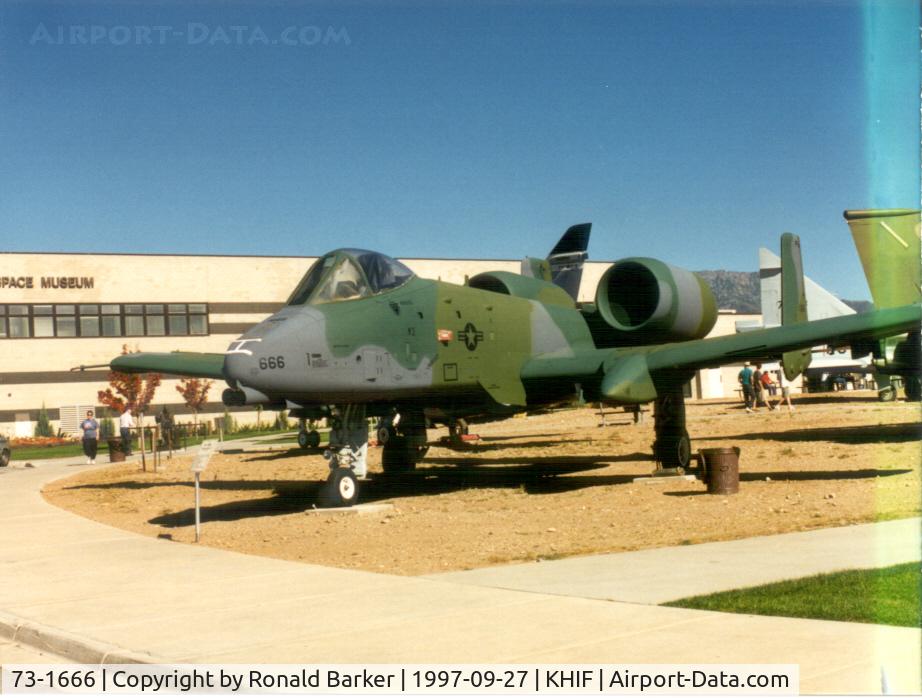 73-1666, 1973 Fairchild Republic A-10A Thunderbolt II C/N A10-0003, Hill Aerospace Museum