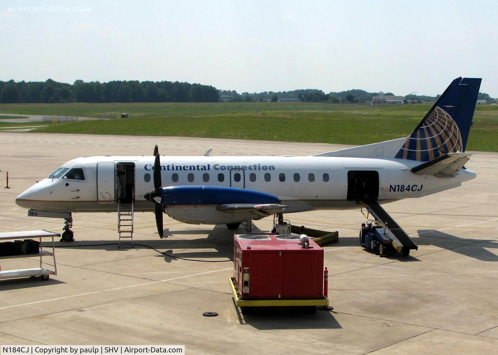 N184CJ, 1990 Saab 340B C/N 340B-184, At Shreveport Regional.