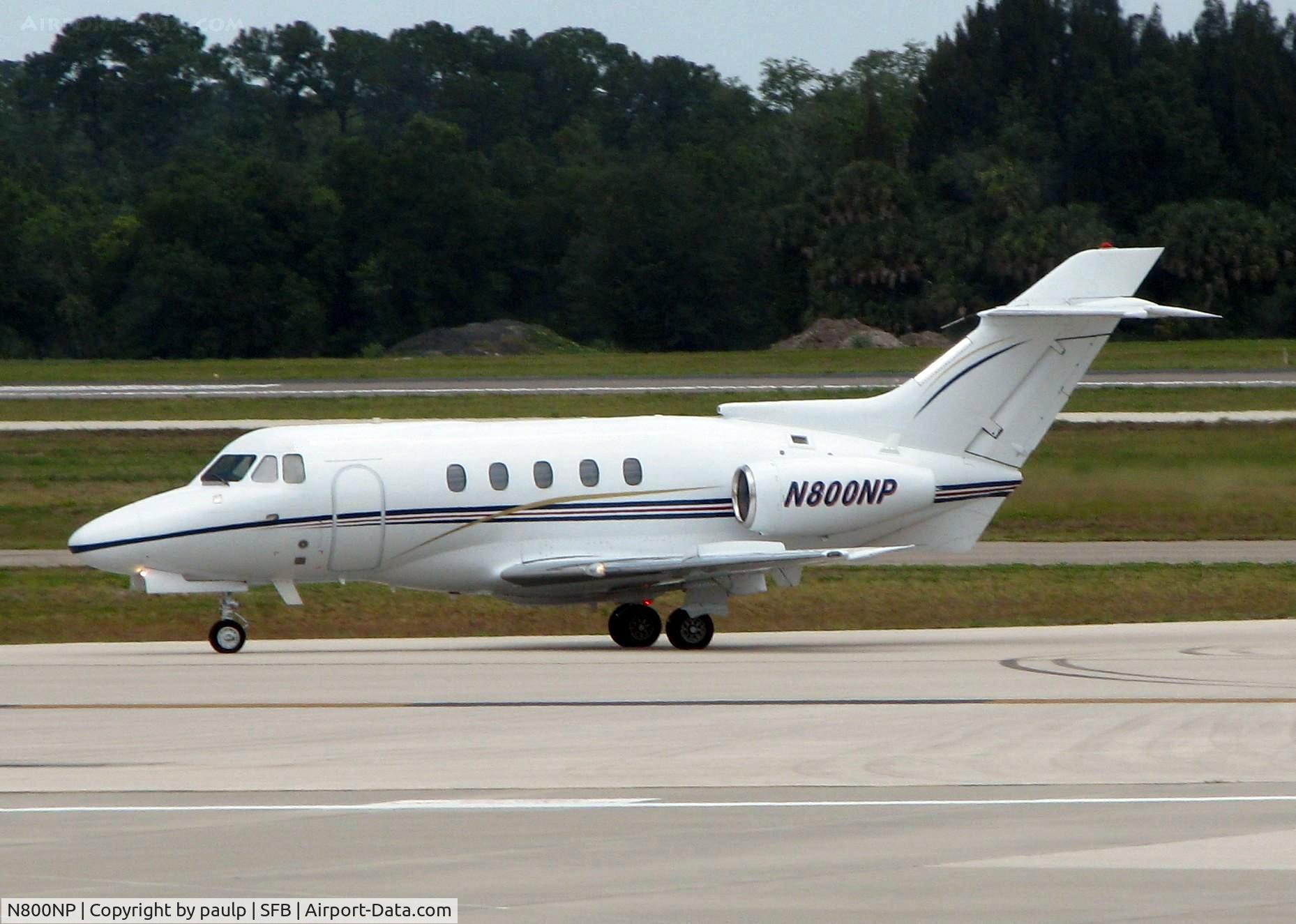 N800NP, 1971 Hawker 125-400AS C/N 25239, At Sanford.