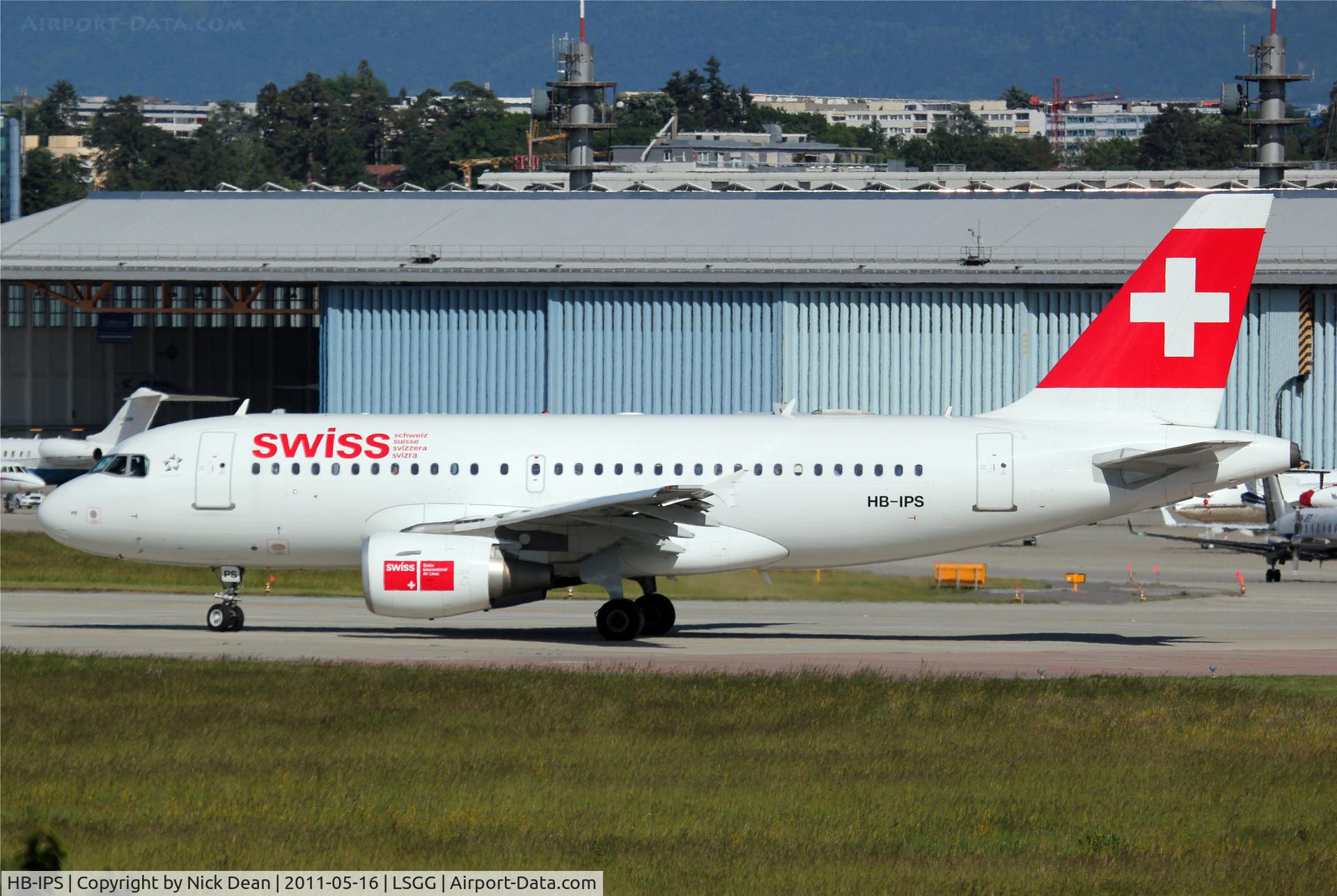 HB-IPS, 1997 Airbus A319-112 C/N 734, LSGG/GVA