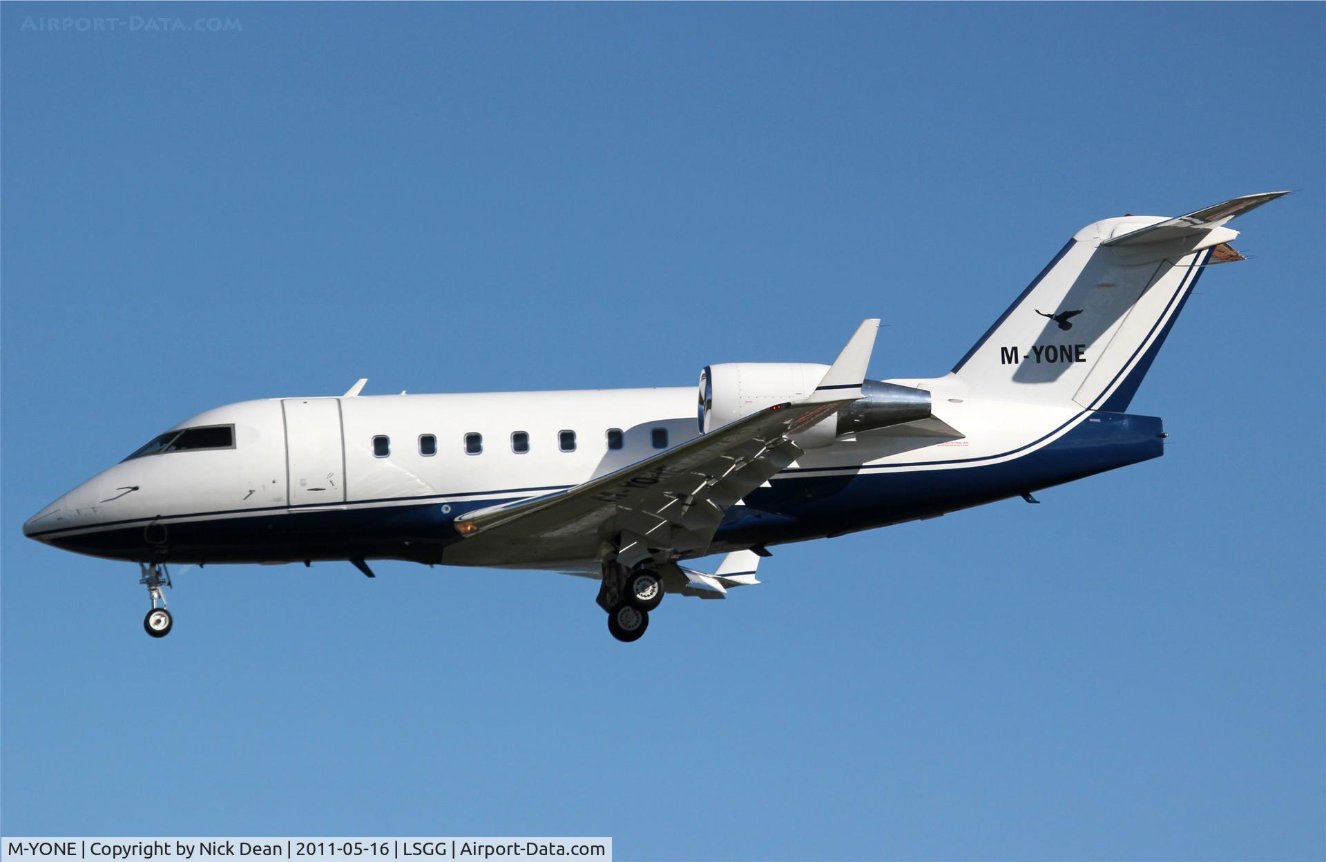 M-YONE, 1991 Canadair Challenger 601-3A (CL-600-2B16) C/N 5085, LSGG/GVA