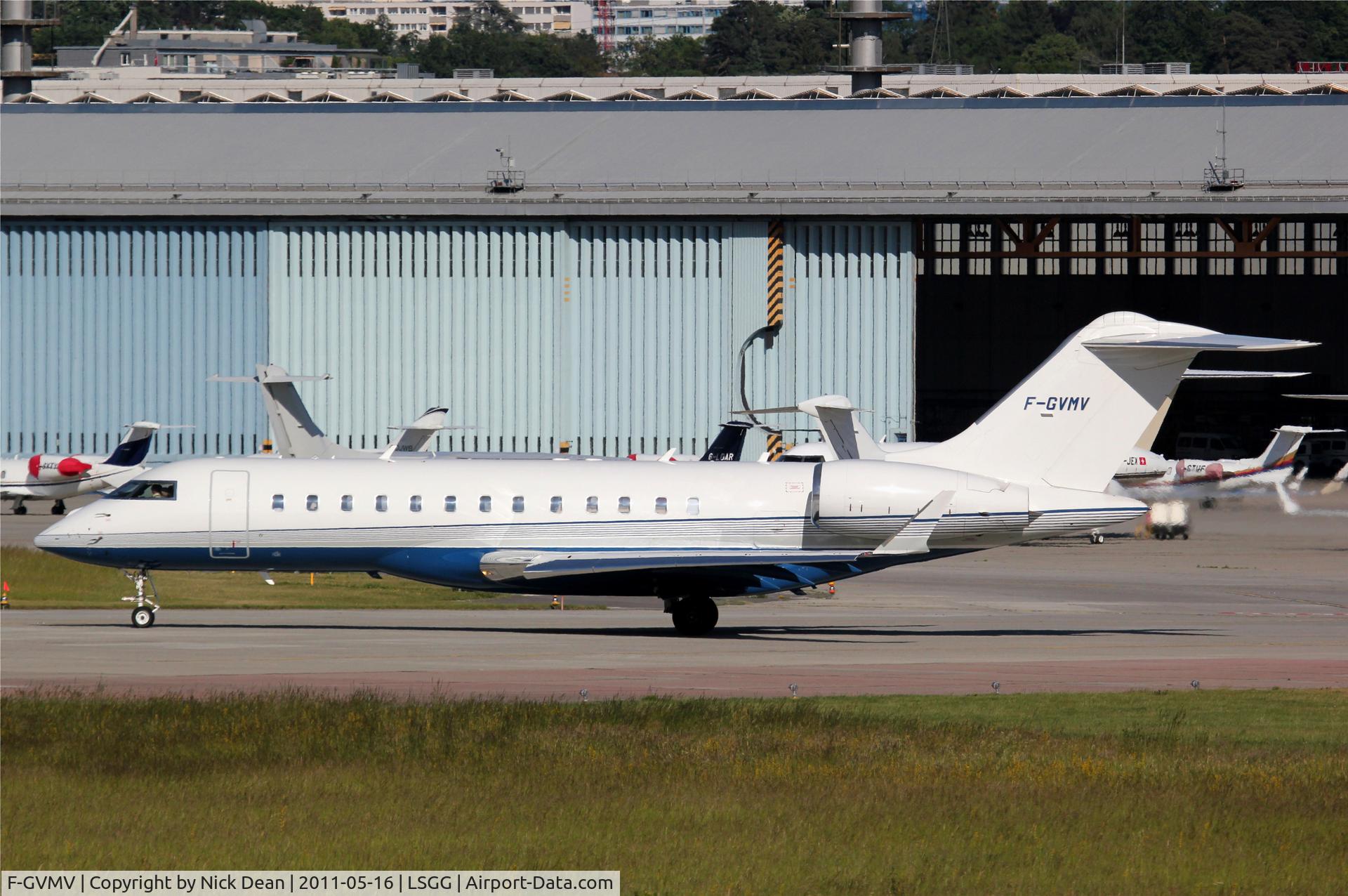 F-GVMV, 2006 Bombardier BD-700-1A10 Global Express XRS C/N 9202, LSGG/GVA