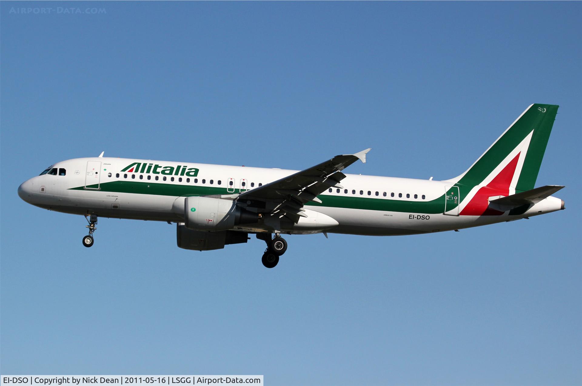 EI-DSO, 2008 Airbus A320-216 C/N 3464, LSGG/GVA