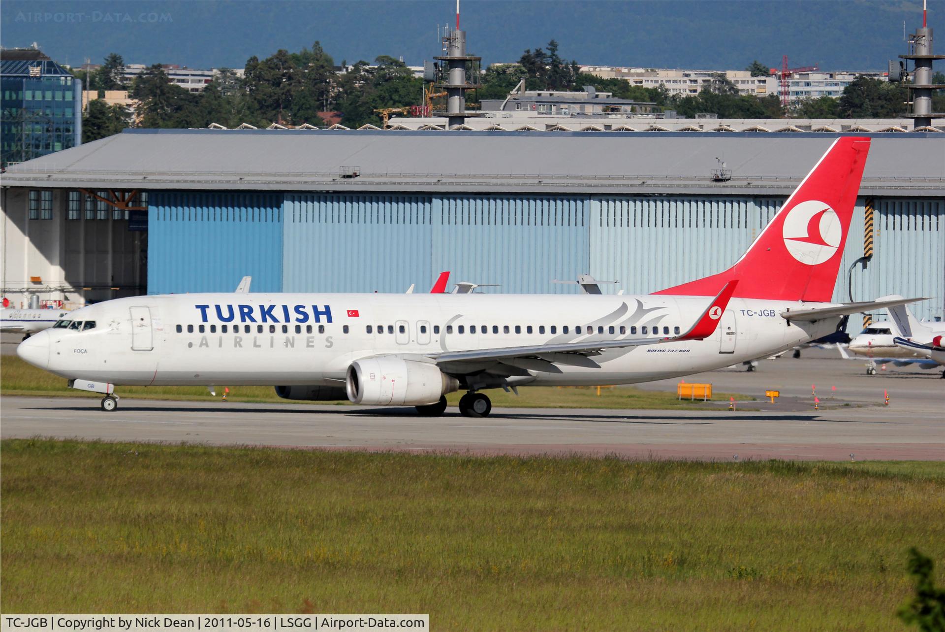 TC-JGB, 2000 Boeing 737-8F2 C/N 29786, LSGG/GVA