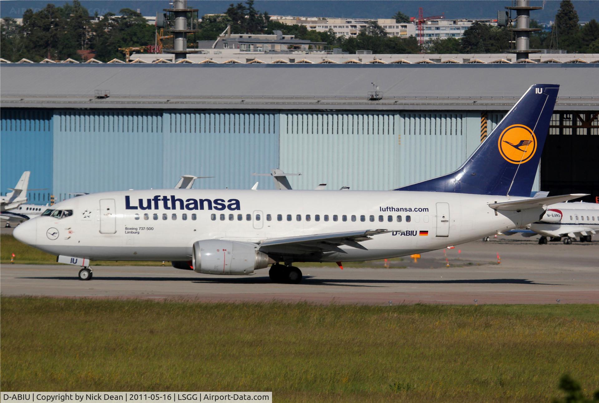 D-ABIU, 1991 Boeing 737-530 C/N 24944, LSGG/GVA