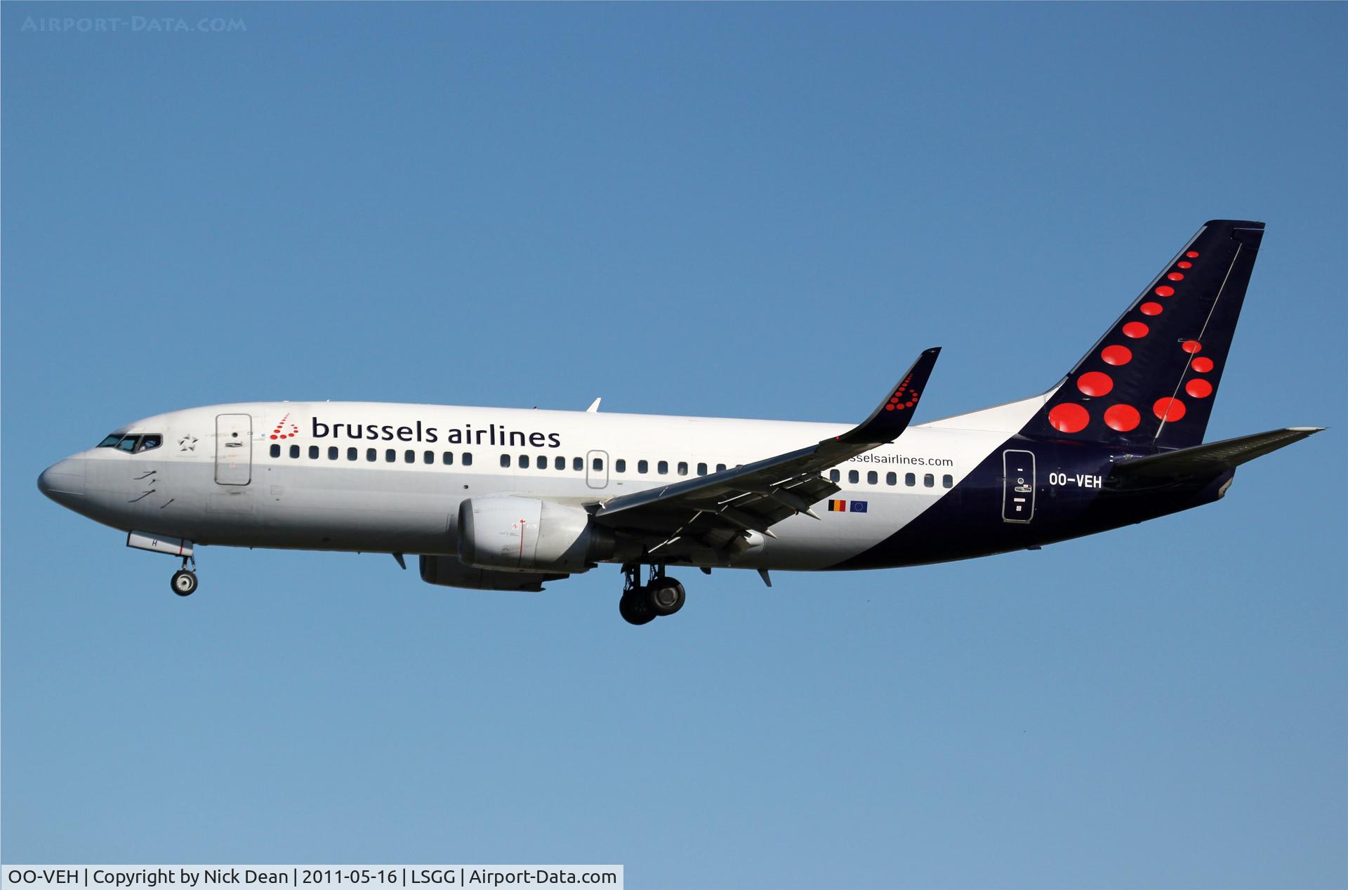 OO-VEH, 1998 Boeing 737-36N C/N 28571, LSGG/GVA