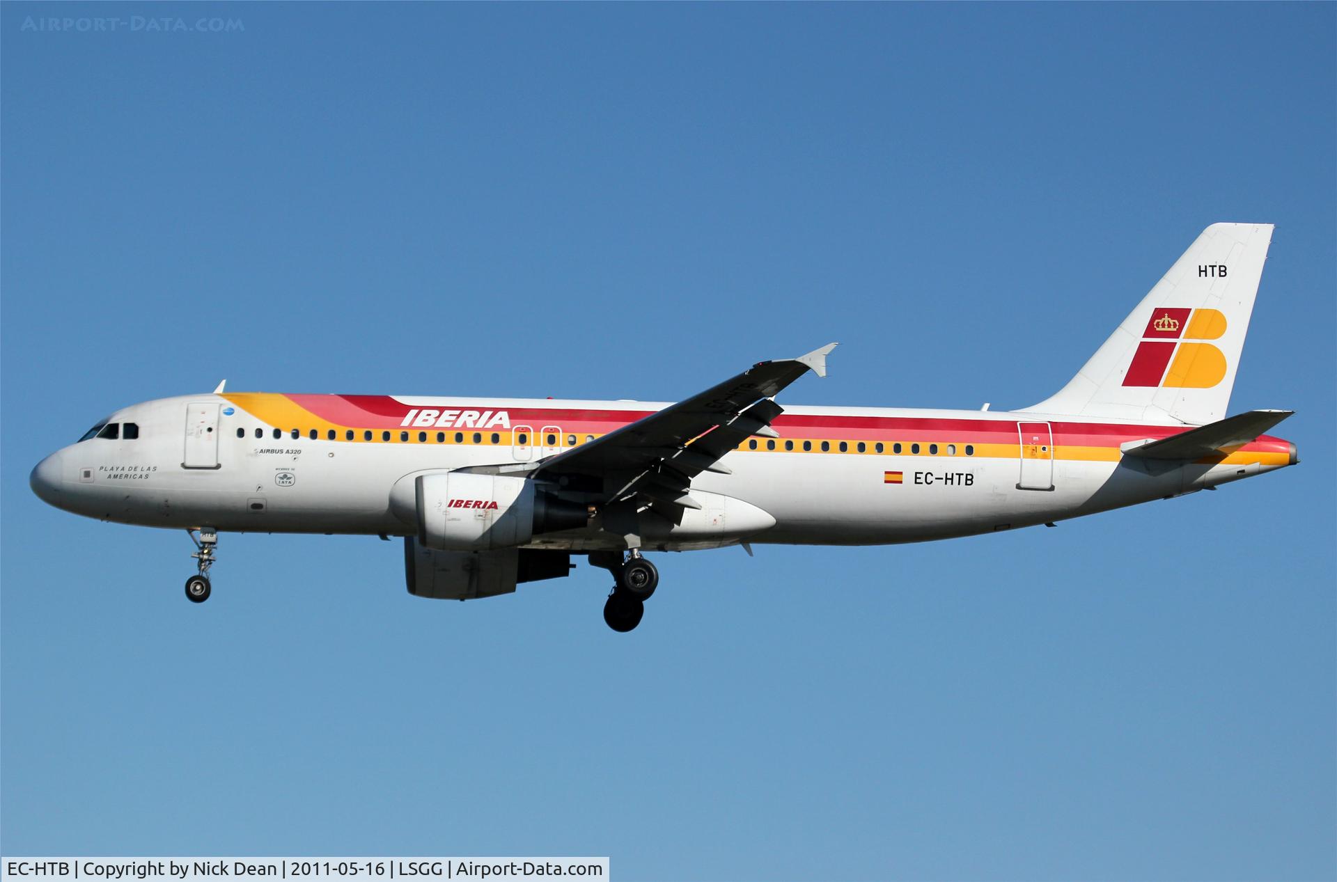 EC-HTB, 2001 Airbus A320-214 C/N 1530, LSGG/GVA