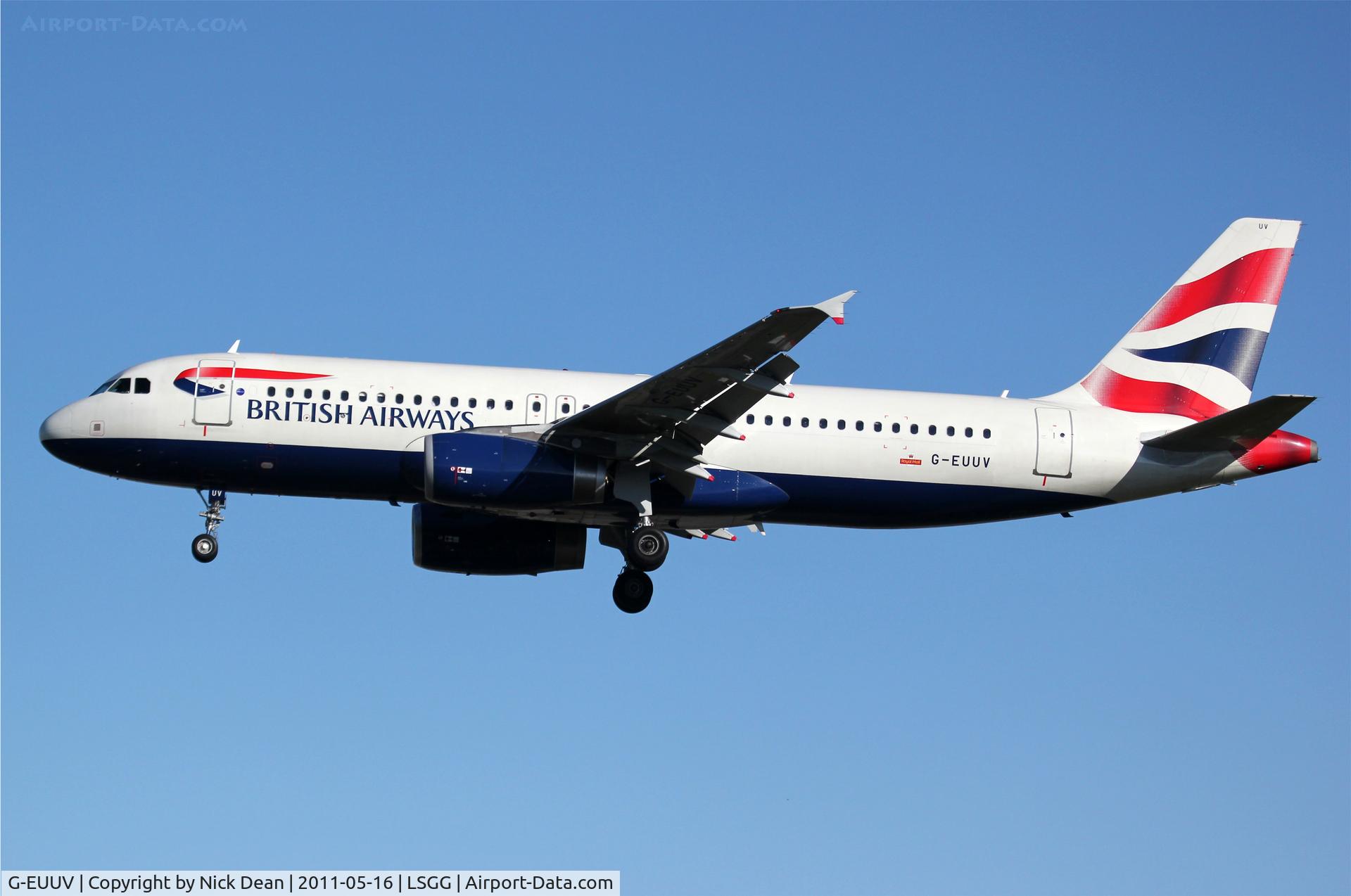 G-EUUV, 2008 Airbus A320-232 C/N 3468, LSGG/GVA