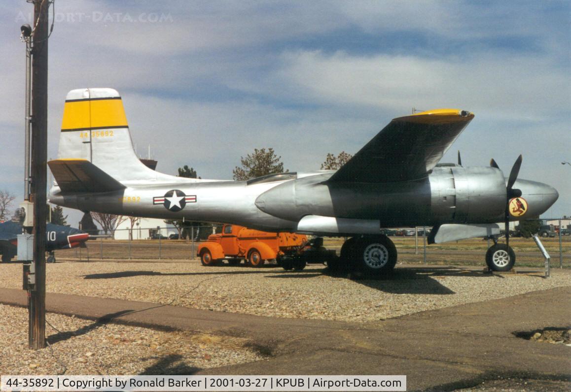 44-35892, 1944 Douglas A-26C Invader C/N 29171, Pueblo Weisbrod Aircraft Museum