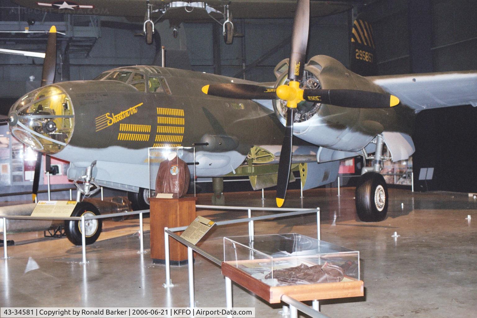 43-34581, 1943 Martin B-26G-11-MA Marauder C/N 8701, National Museum of the Air Force