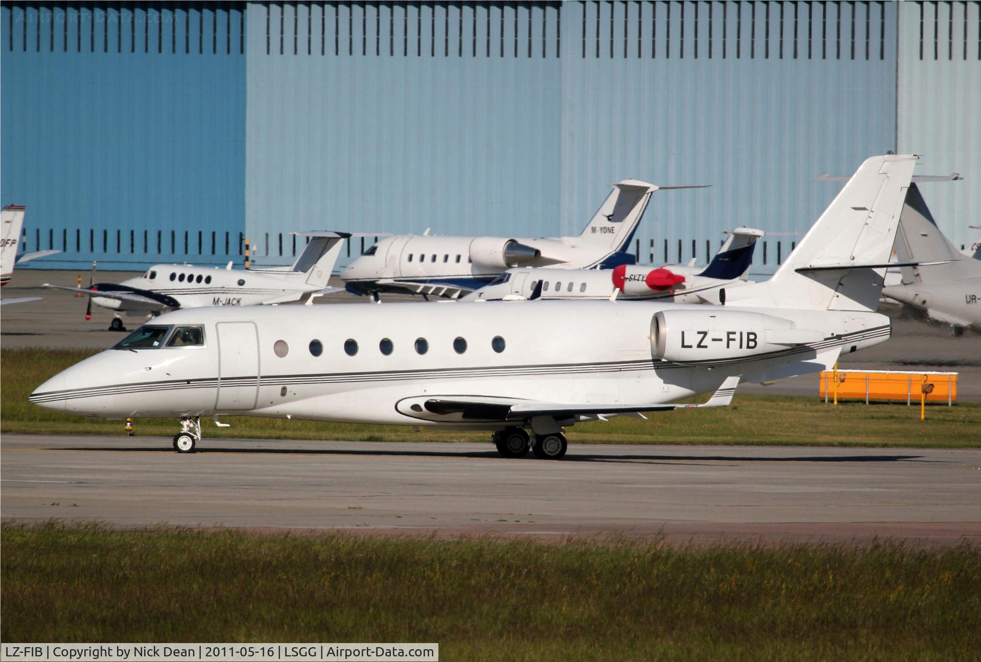 LZ-FIB, 1999 Israel Aircraft Industries IAI-1126 Galaxy C/N 011, LSGG/GVA
