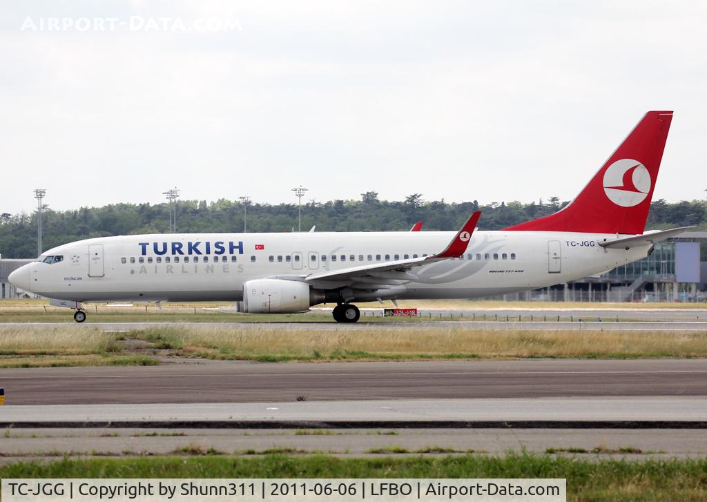 TC-JGG, 2005 Boeing 737-8F2 C/N 34405, Ready for take off rwy 14L