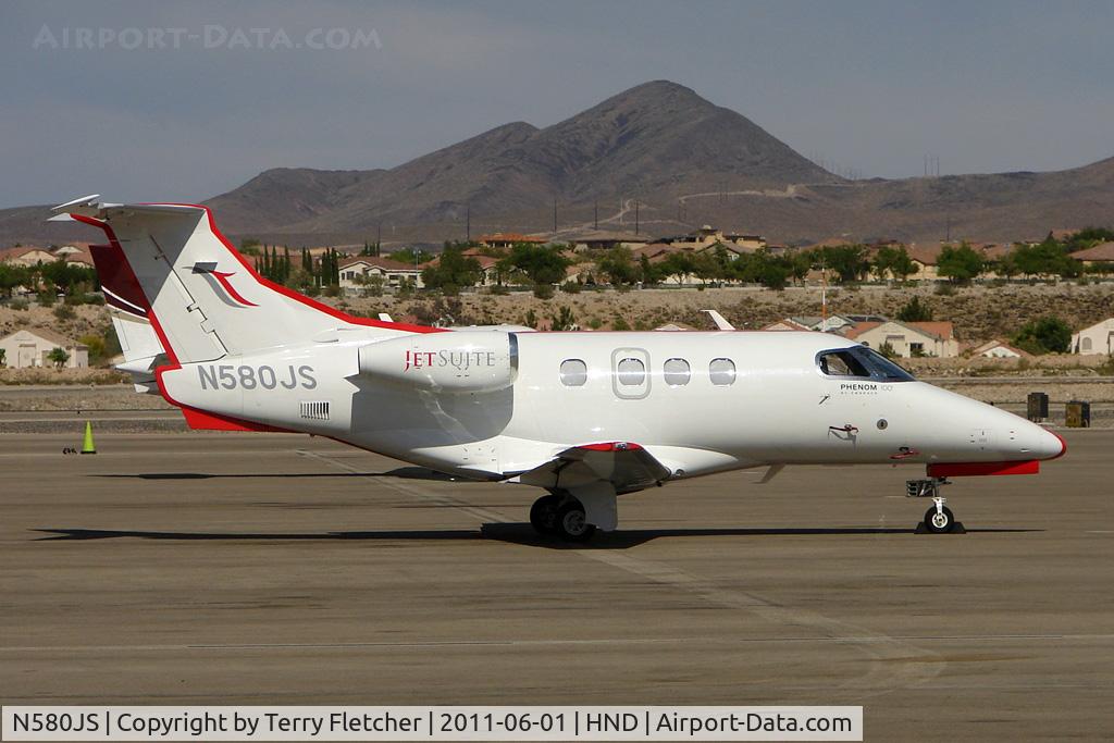 N580JS, 2009 Embraer EMB-500 Phenom 100 C/N 50000079, Embraer-empresa Brasileira De EMB-500, c/n: 50000079 at Henderson Exec