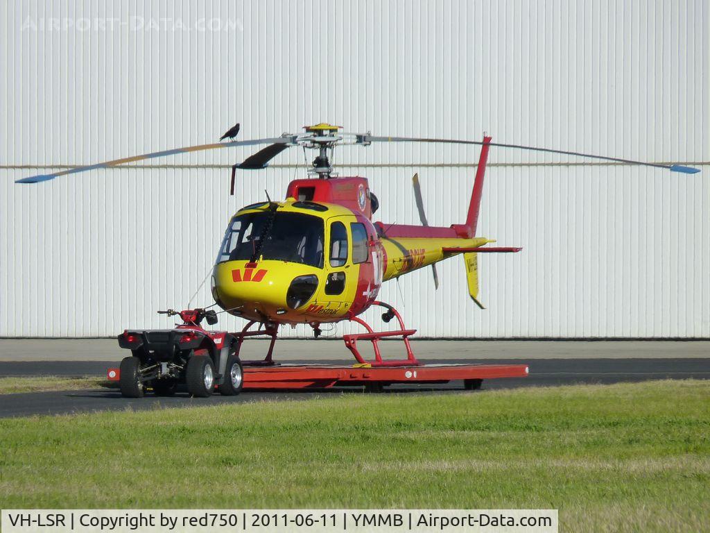 VH-LSR, Aérospatiale SA-365C-1 Dauphin 2 C/N 5060, Westpac Surf Lifesaving Rescue helicopter VH-LSR at Moorabbin