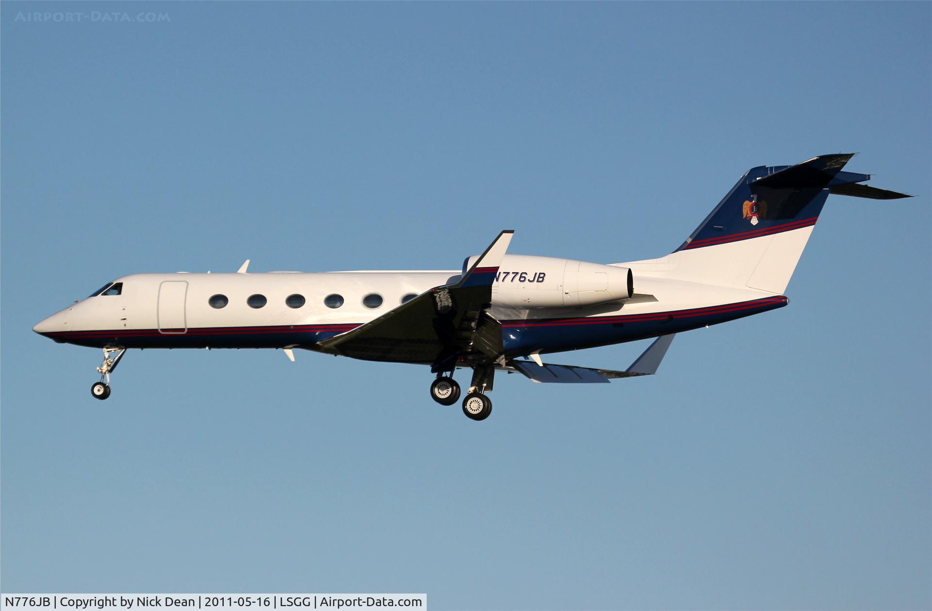 N776JB, 2006 Gulfstream Aerospace GIV-X (G450) C/N 4042, LSGG/GVA