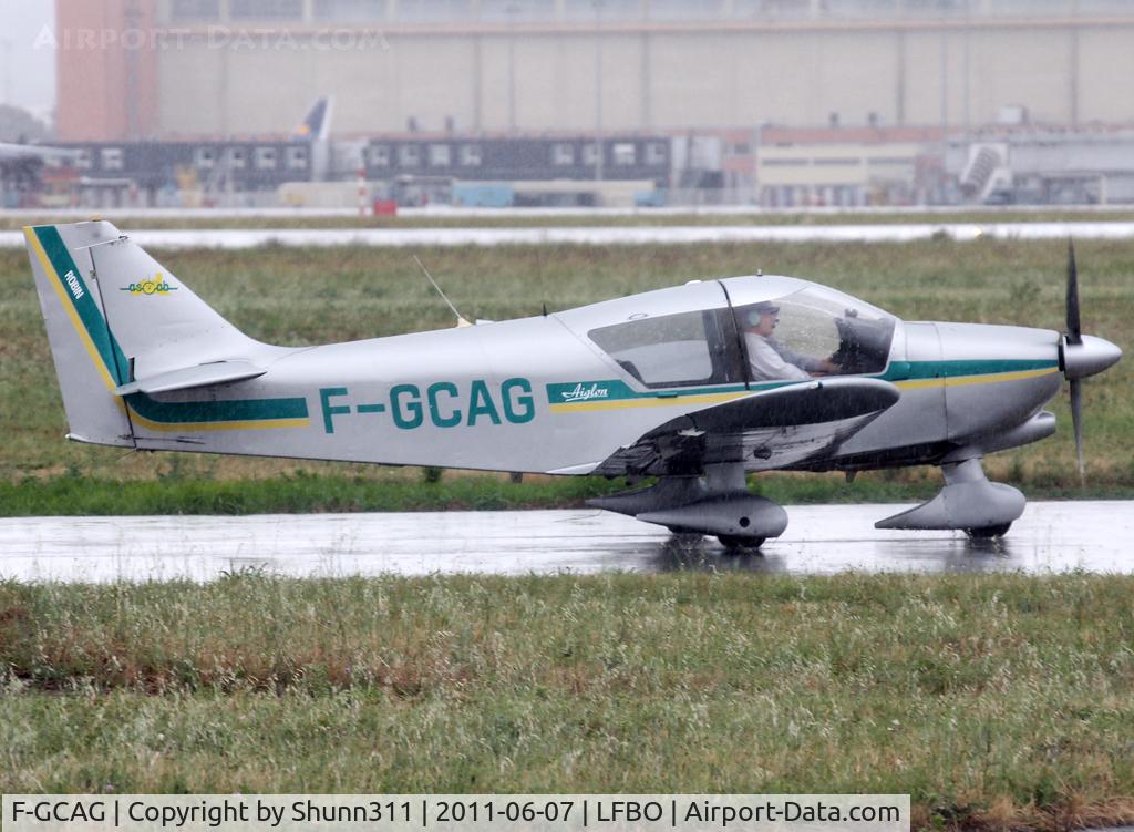 F-GCAG, 1979 Robin R-1180T Aiglon C/N 235, Taxiing to the Airclub... New aircraft in the ASCAB fleet...