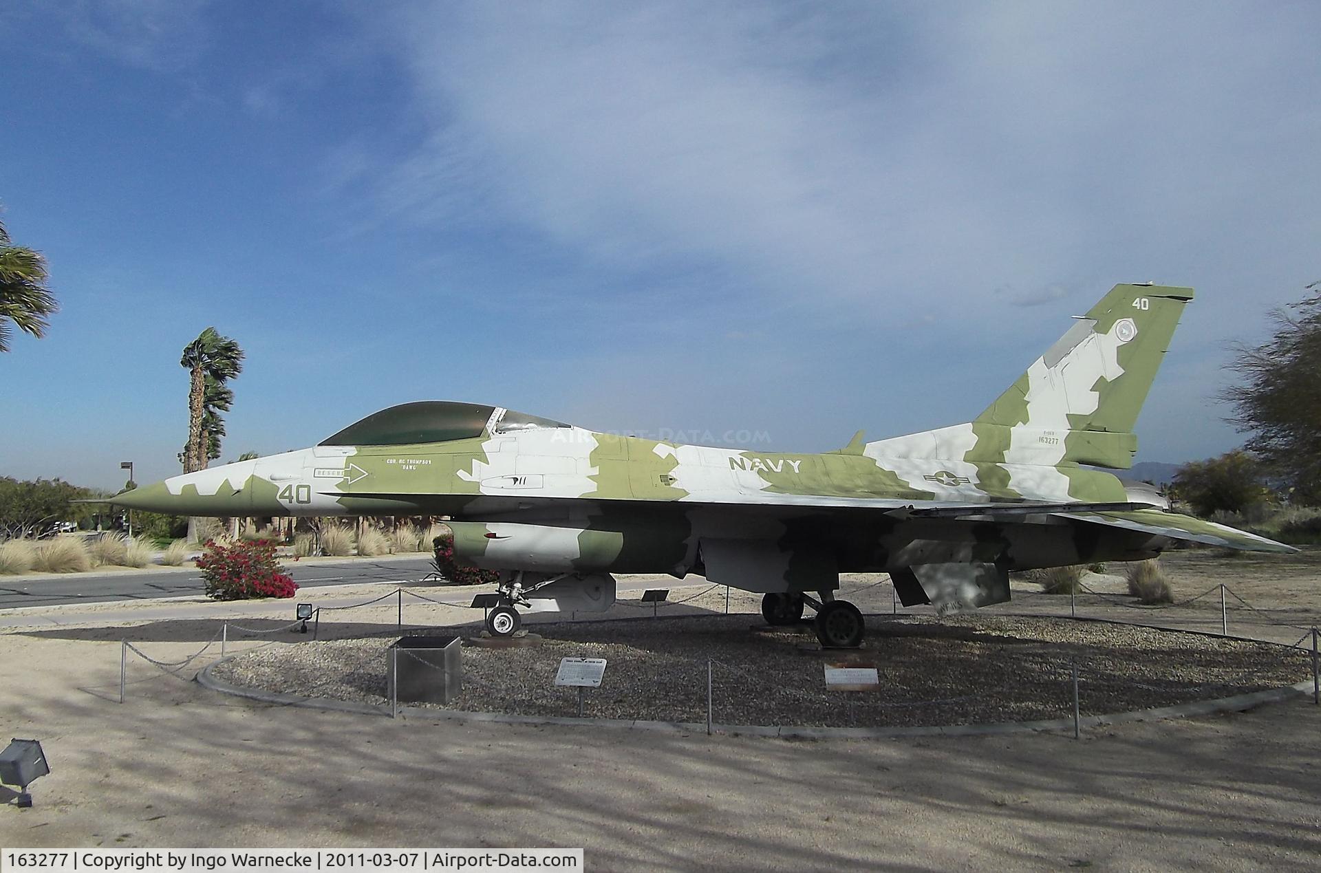 163277, General Dynamics F-16N Fighting Falcon C/N 3M-10, General Dynamics F-16N Fighting Falcon at the Palm Springs Air Museum, Palm Springs CA