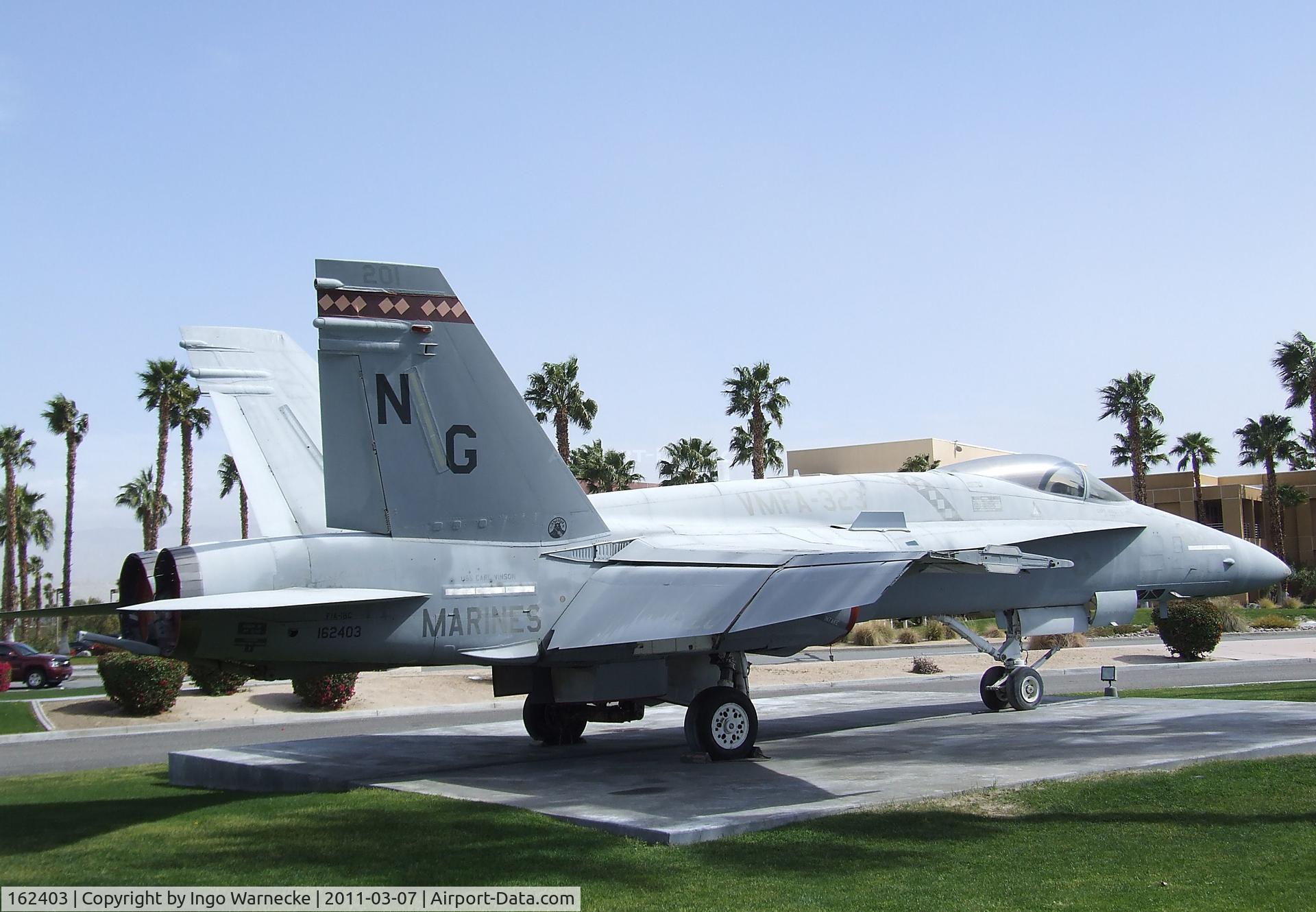 162403, McDonnell Douglas F/A-18A Hornet C/N 0231/A183, McDonnell Douglas F/A-18 Hornet at the Palm Springs Air Museum, Palm Springs CA