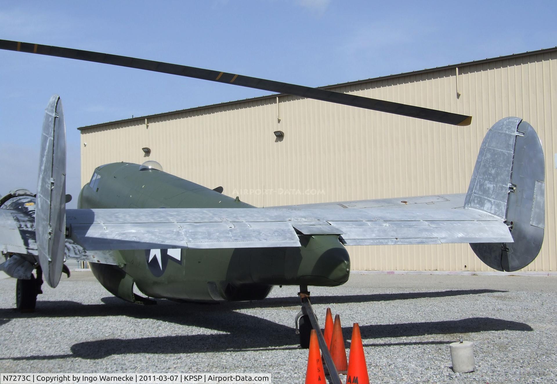 N7273C, 1940 Lockheed PV-2 Harpoon C/N 15-1177, Lockheed PV-2 Harpoon being restored at the Palm Springs Air Museum, Palm Springs CA