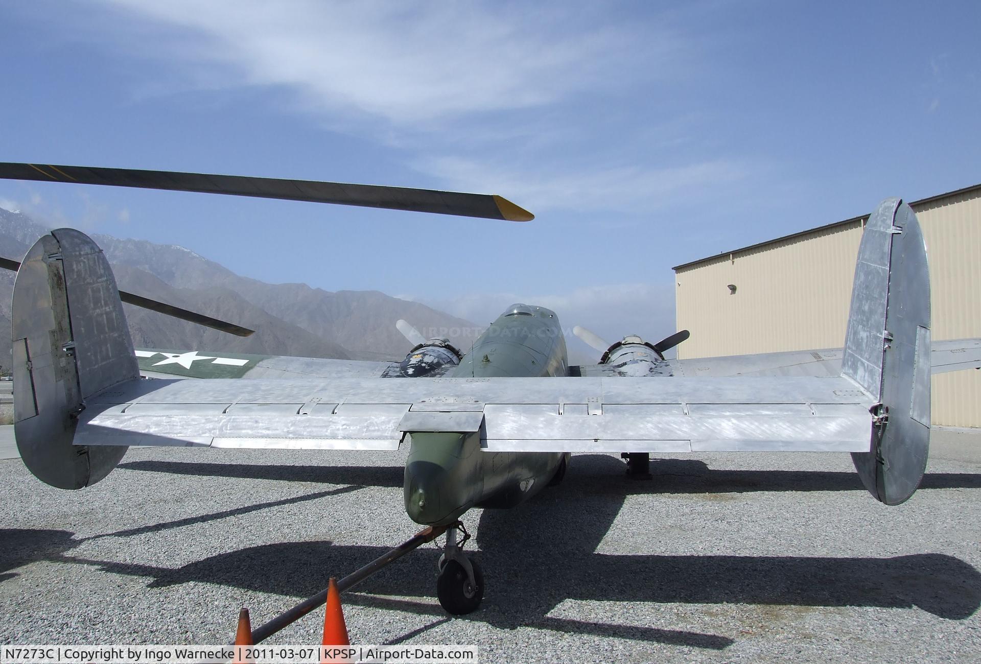 N7273C, 1940 Lockheed PV-2 Harpoon C/N 15-1177, Lockheed PV-2 Harpoon being restored at the Palm Springs Air Museum, Palm Springs CA