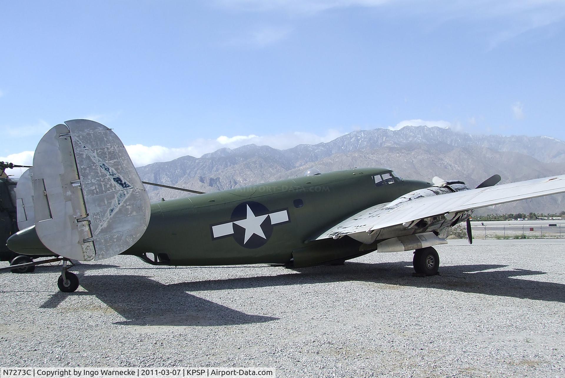 N7273C, 1940 Lockheed PV-2 Harpoon C/N 15-1177, Lockheed PV-2 Harpoon being restored at the Palm Springs Air Museum, Palm Springs CA