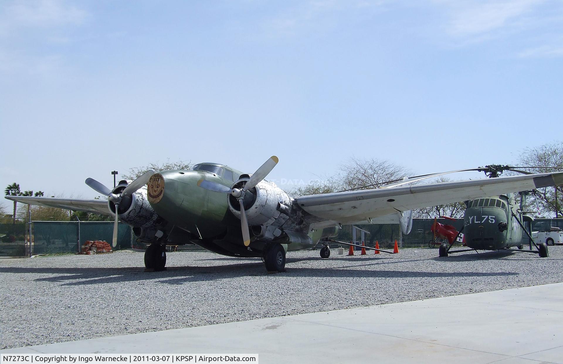 N7273C, 1940 Lockheed PV-2 Harpoon C/N 15-1177, Lockheed PV-2 Harpoon being restored at the Palm Springs Air Museum, Palm Springs CA