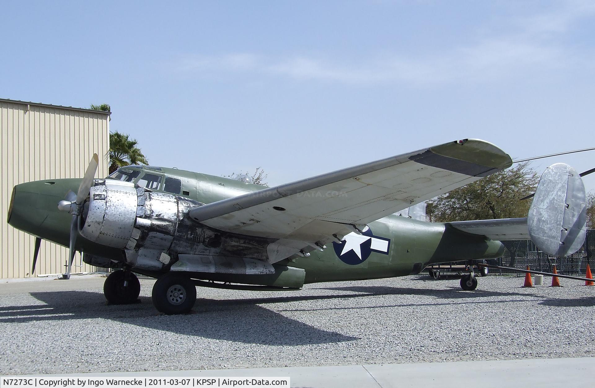 N7273C, 1940 Lockheed PV-2 Harpoon C/N 15-1177, Lockheed PV-2 Harpoon being restored at the Palm Springs Air Museum, Palm Springs CA