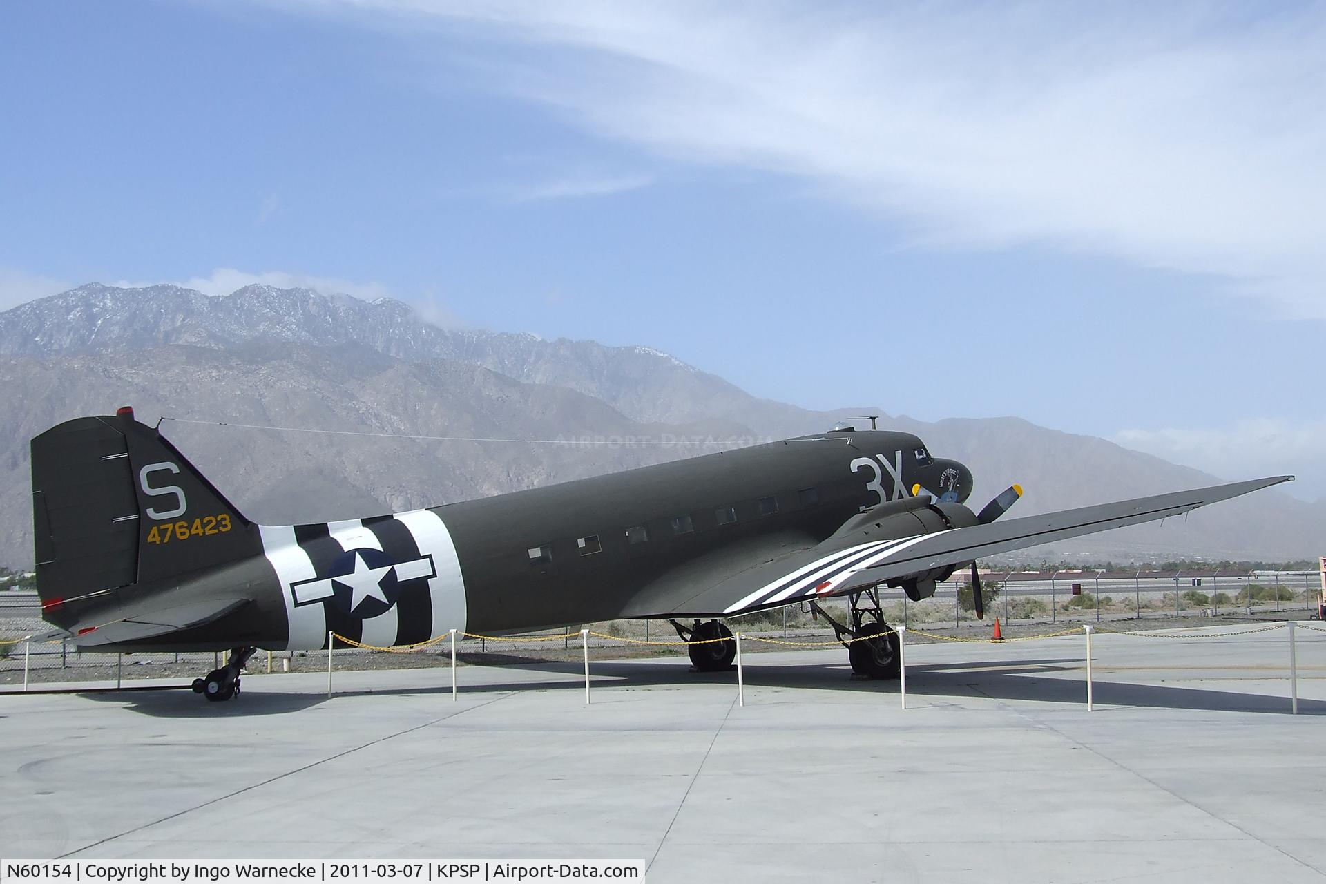 N60154, 1943 Douglas C-47B-25-DK Skytrain (Dakota III) C/N 16007/32755, Douglas DC-3C at the Palm Springs Air Museum, Palm Springs CA