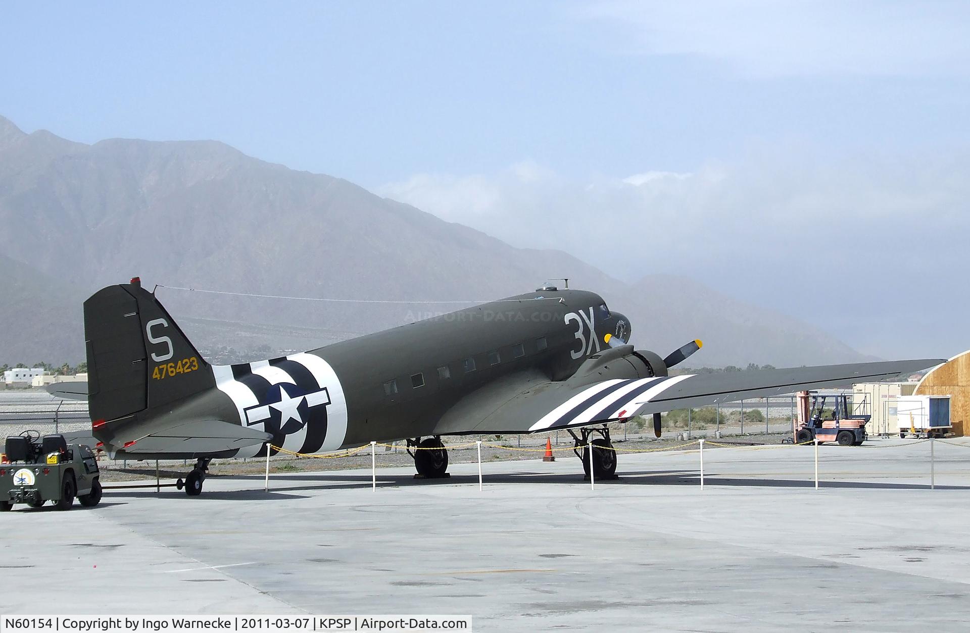 N60154, 1943 Douglas C-47B-25-DK Skytrain (Dakota III) C/N 16007/32755, Douglas DC-3C at the Palm Springs Air Museum, Palm Springs CA