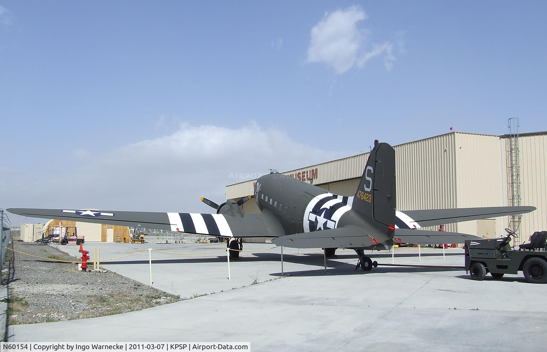 N60154, 1943 Douglas C-47B-25-DK Skytrain (Dakota III) C/N 16007/32755, Douglas DC-3C at the Palm Springs Air Museum, Palm Springs CA