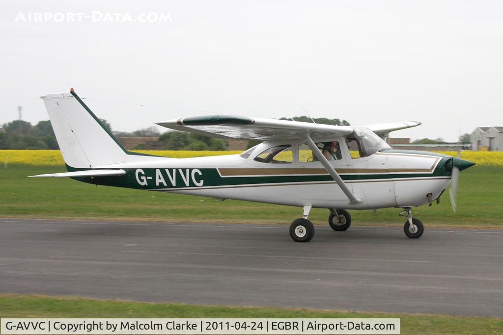 G-AVVC, 1967 Reims F172H Skyhawk C/N 0443, Reims F172H at The Easter Fly-In, Breighton Airfield, UK in April 2011.