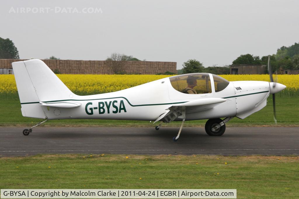 G-BYSA, 2000 Europa XS Monowheel C/N PFA 247-13199, Europa XS at Breighton Airfield, UK in April 2011.