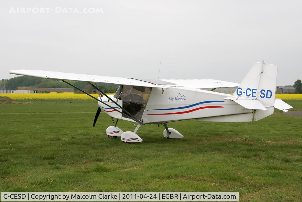 G-CESD, 2007 Best Off Skyranger Swift 912S(1) C/N BMAA/HB/535, Skyranger Swift 912S(1) at Breighton Airfield, UK in April 2011.