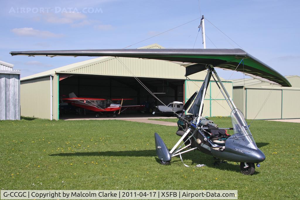 G-CCGC, 2003 Mainair Pegasus Quik C/N 7958, Mainair Pegasus Quik at Fishburn Airfield, UK in April 2011.