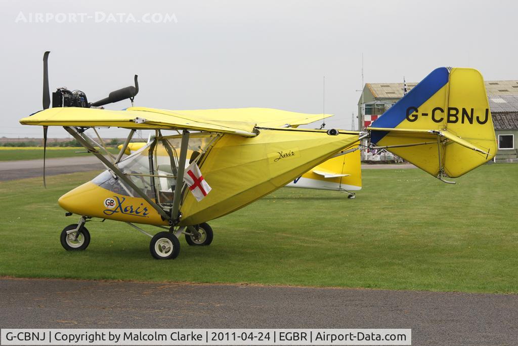 G-CBNJ, 2002 X'Air 582(II) C/N BMAA/HB/187, X-Air 582-11 at Breighton Airfield, UK in April 2011.