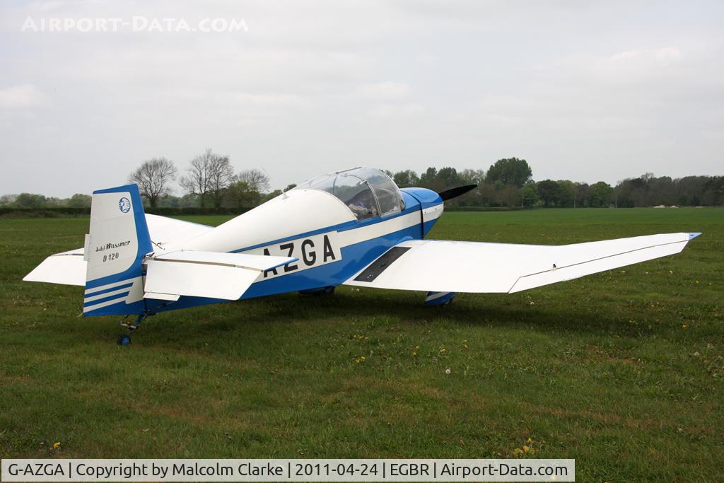 G-AZGA, 1959 Jodel D-120A Paris-Nice C/N 144, Wassmer D-120 Paris-Nice at Breighton Airfield, UK in April 2011.