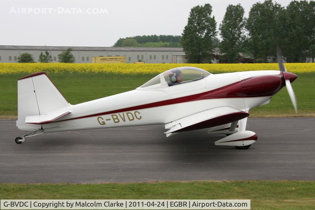G-BVDC, 1994 Vans RV-3 C/N PFA 099-12218, Vans RV-3 at Breighton Airfield, UK in April 2011.