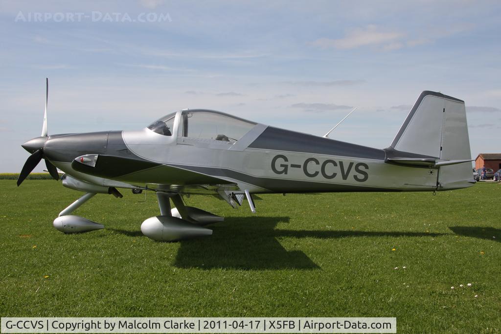 G-CCVS, 2010 Vans RV-6A C/N PFA 181A-13413, Vans RV-6A at Fishburn Airfield, UK in April 2011.